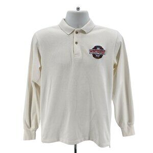 Vintage King Louie Coors Winterfest Long Sleeve Polo Shirt Mens Medium